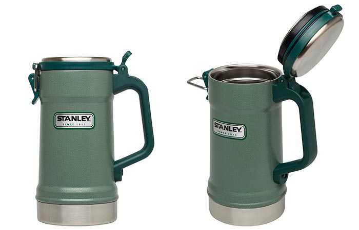 Stanley Vacuum Insulated Stein With Closed And Opened Lid