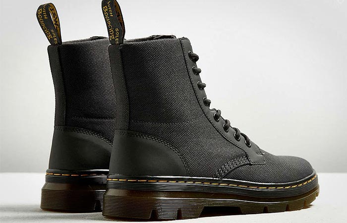 Dr. Martens Combs Nylon Boots From The Back