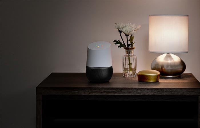 Google Home With The Black Bottom Part