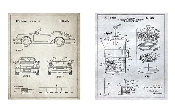 Two Patent Prints