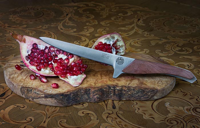 Chatwin Crucial Paring Knife that cut through a pomegranate.