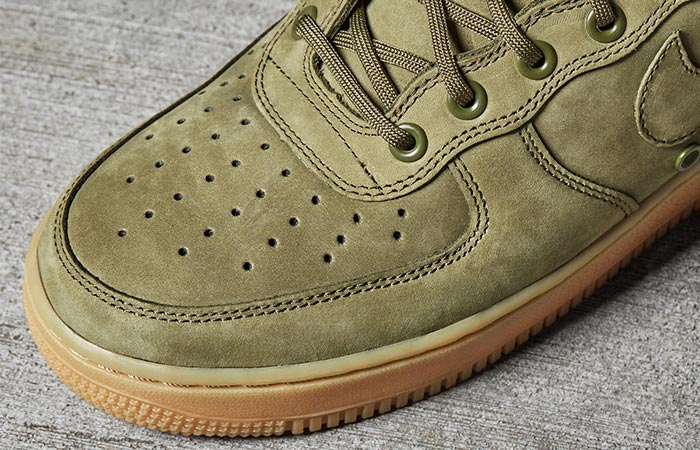 a detail on the Nike Special Field Air Force 1