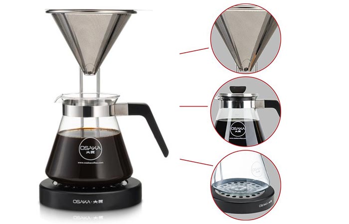 features of Osaka Pour-Over Coffee Dripper