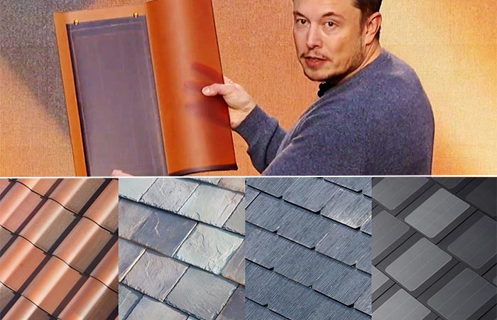 Elon Musk Showing New Solar Roof Tiles 