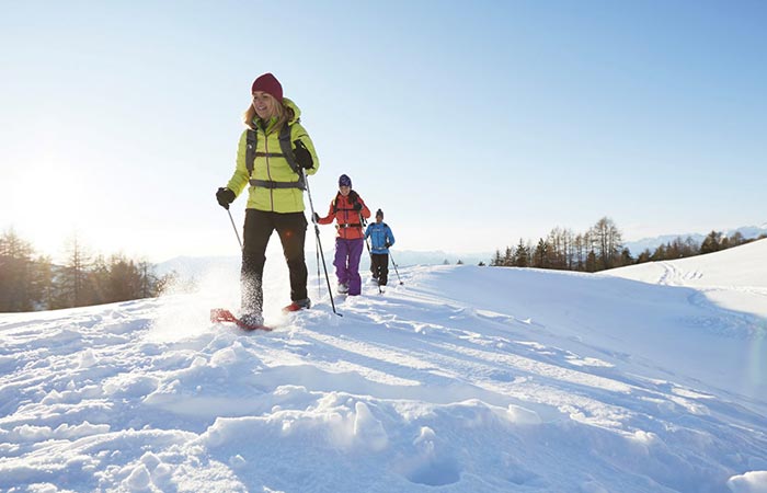 Snow hike with a Hotel Hubertus guide