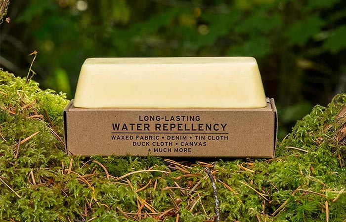 a wax bar in a cardboard box