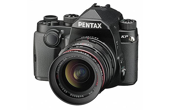 Front view of the Pentax KP