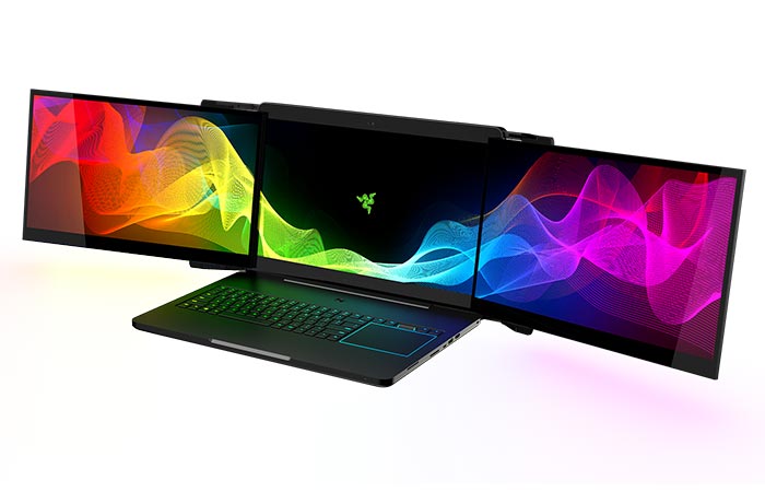 Razer Project Valerie with screens extended