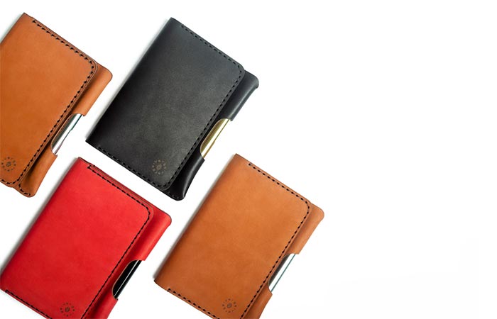 VERGE leather notebook covers