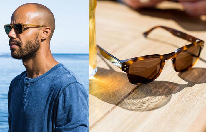 two images of Pacifico Optical sunglasses