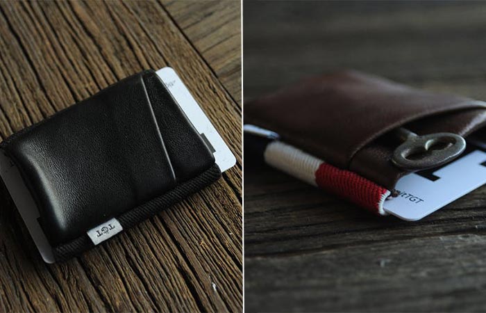 two images of wallets