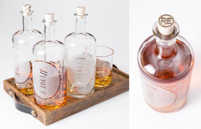 Reclamation Etchworks Decanters