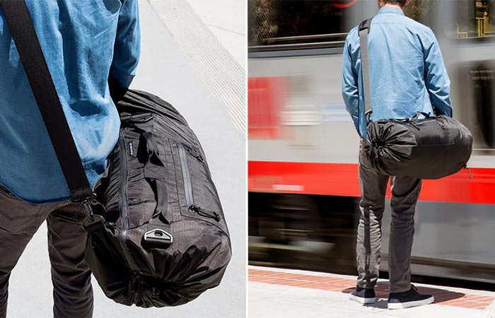 two images of Piorama Adjustable Bag