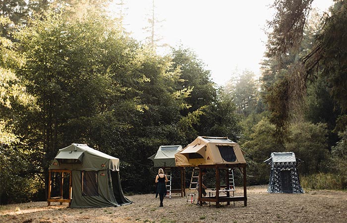 an image of four Tepui SkyCamp Tents