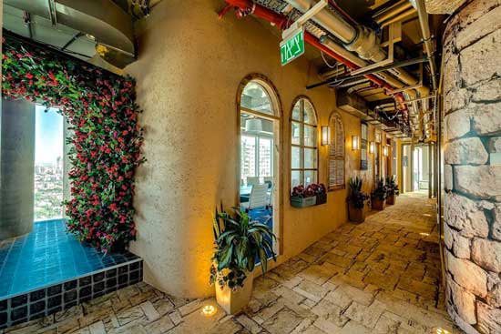 Google Tel Aviv Camenzind Evolution Hallway