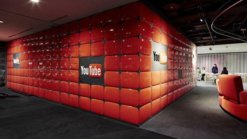Reception area at the YouTube Space Tokyo Klein Dytham Architecture