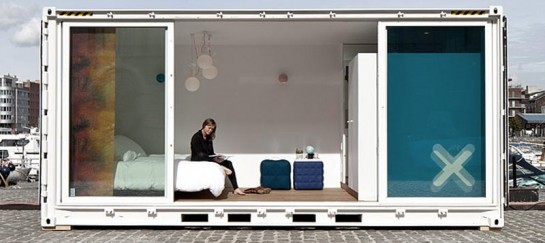 Sleeping Around: Pop-Up Hotel Made from Shipping Containers