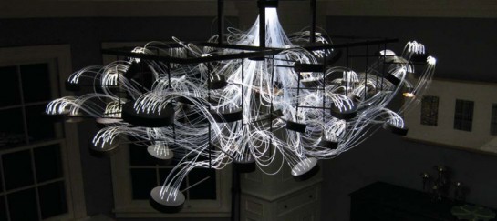 Bacterioptica Chandelier by New Jersey Architecture Firm MADLAB