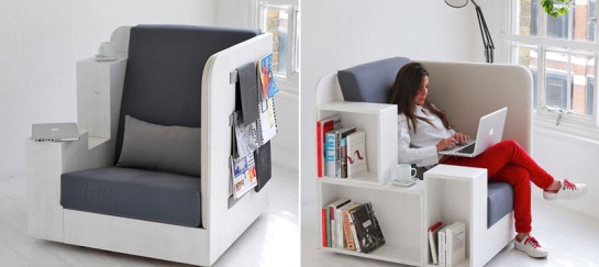 OpenBook Armchair by British Design Studio TILT