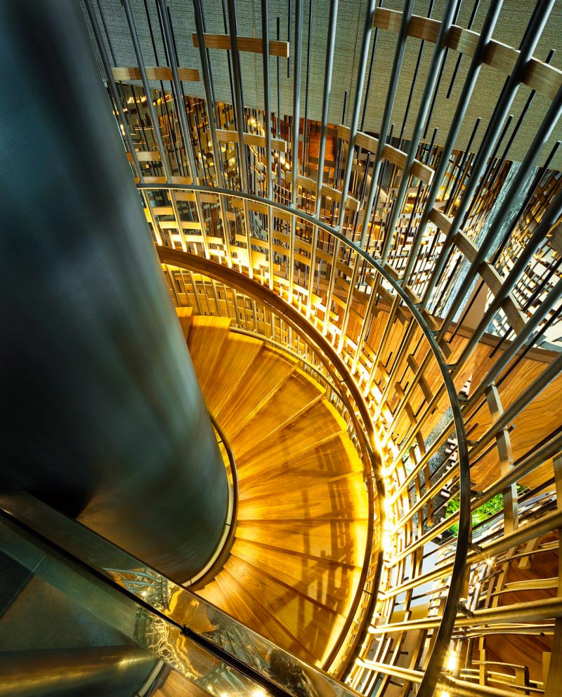 Staircase at the Parkroyal Singapore 