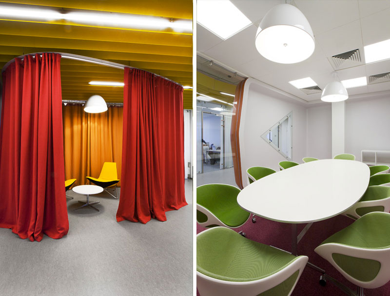 Conference rooms in Yandex St. Petersburg Offices