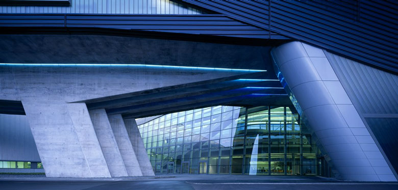 Architecture of the BMW Central Building in Leipzig by Zaha Hadid Architects