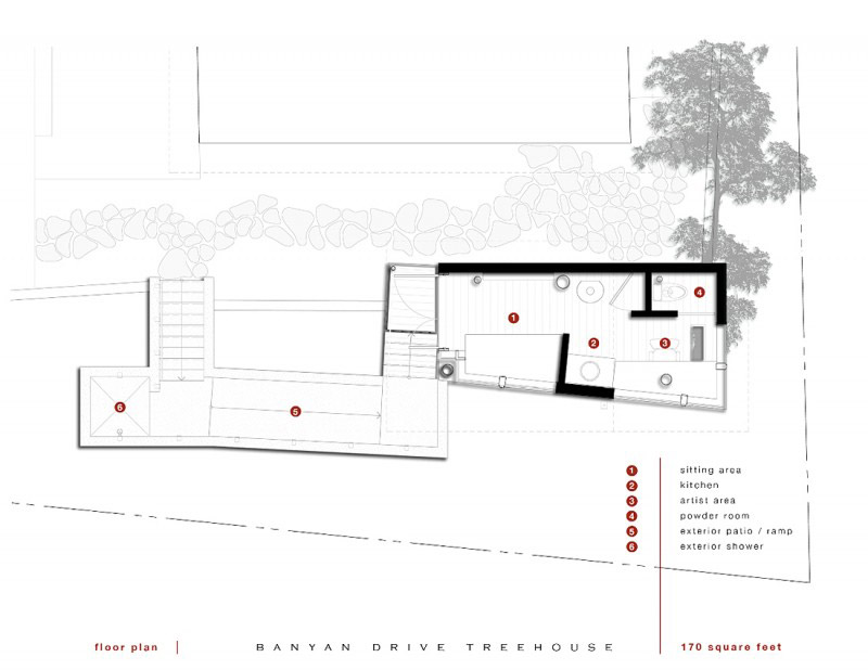 Floor plans of The Banyan Treehouse by Rockefeller Partners Architects