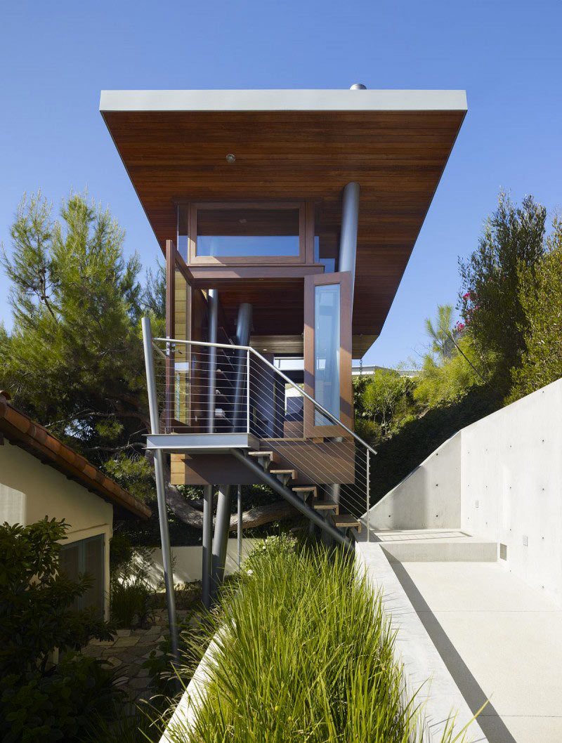 Front view of The Banyan Treehouse by Rockefeller Partners Architects