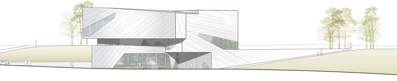 Building plan of the PALAON Research Experience Centre in Schoningen Germany by Holzer Kobler Architects
