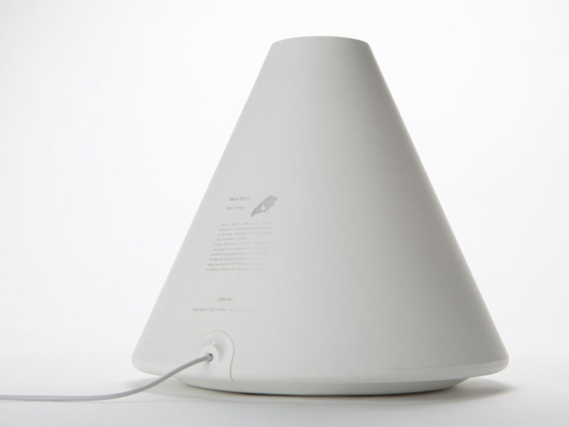White Volcano Humidifier by Hun-jung Choi and Dae-hoo Kim from Coway