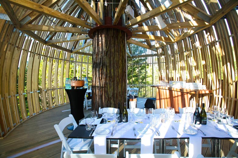 Interior Design of The Yellow Treehouse Restaurant in Auckland,New Zealand by Pacific Environments Architects