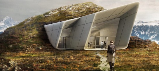 Zaha Hadid Designs Messner Mountain Museum at Plan de Corones