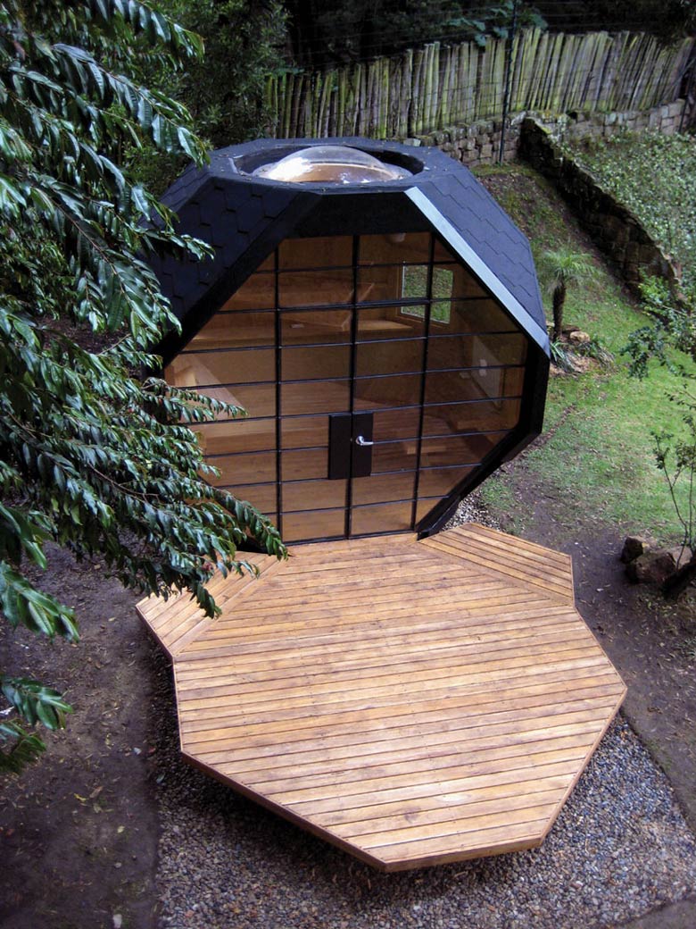 Architecture of the Habitable Polyhedron Garden Office by Manuel Villa