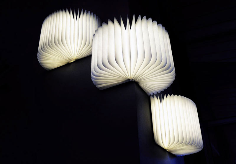 3 Lumio LED Book Lamps