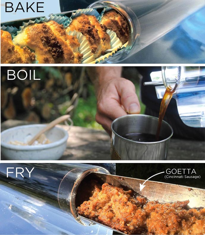 Different uses of the GoSun SOLAR Stove Cooker