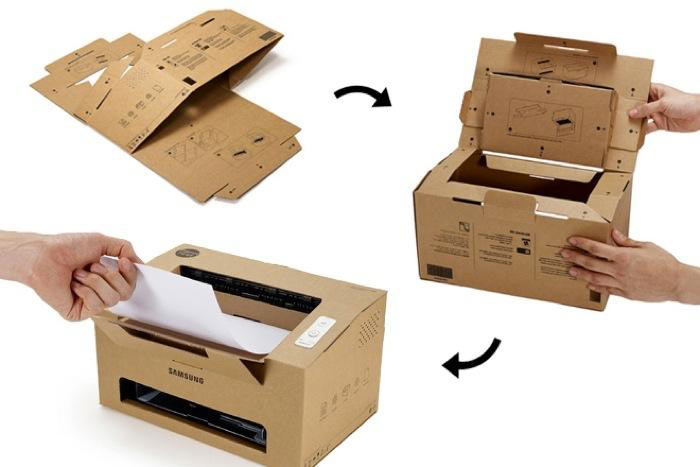 Origami from Samsung, A Foldable Cardboard Laser Printer