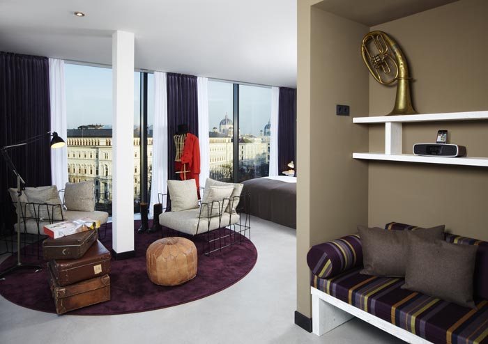 Panoramic Suite at the 25hours Hotel Wien