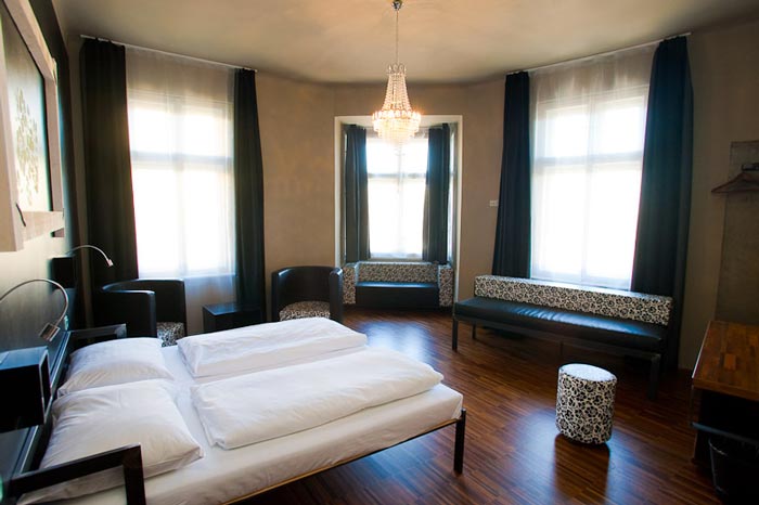 Private room design at Czech Inn Hostel in Prague