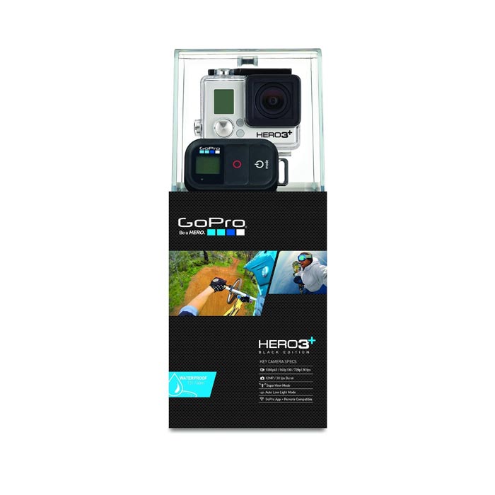 Packaging of the GoPro Hero3+ HD Action Camera