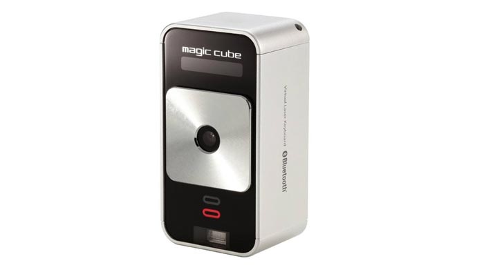 Magic Cube Laser Projection Keyboard Touchpad by Celluon