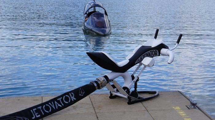 Jetovator Flying Water-Propelled Bike with a Sea-Doo