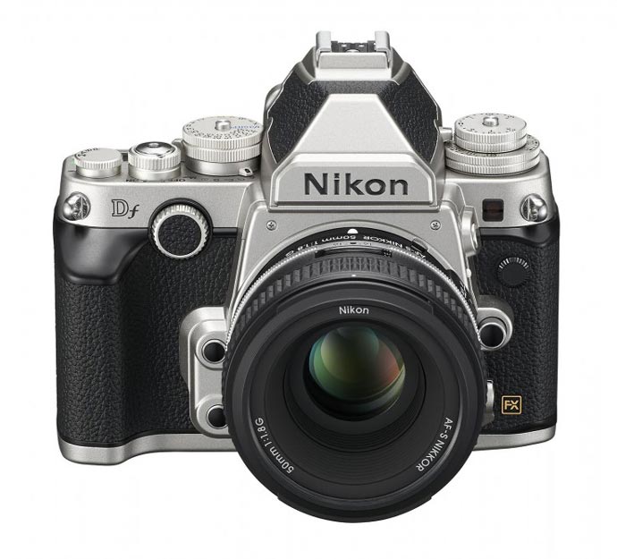 Silver Nikon Df FX-Format DSLR Camera