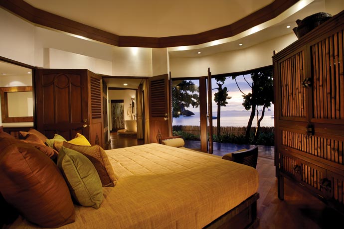 Room decor in a villa at Rayavadee Resort