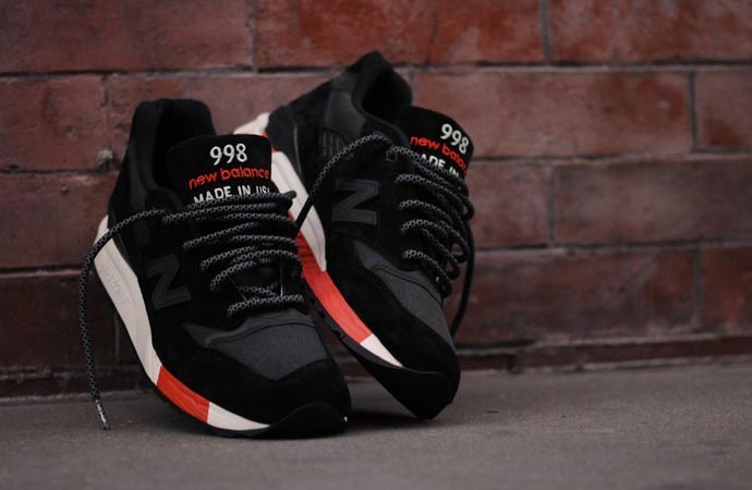 New Balance 998 Black/Red Re-Issue 3