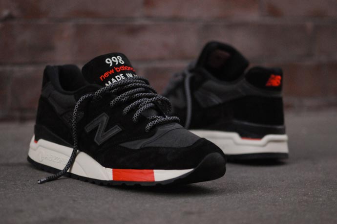 New Balance 998 Black/Red Re-Issue 5