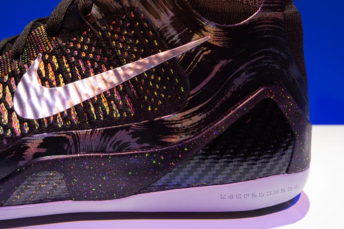 Closeup of the material used in the Nike Kobe 9 Elite Basketball Shoes