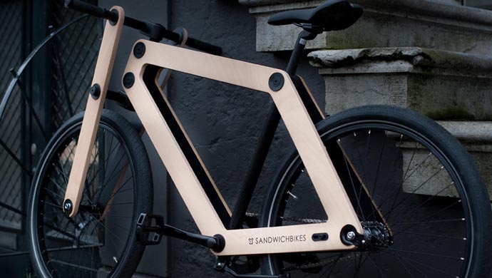 Sandwichbike Wooden Bicycle