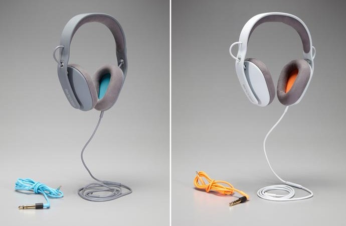 Gray and White Sonic Headphones by Incase