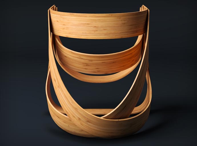 Woven Bamboo Chair 3