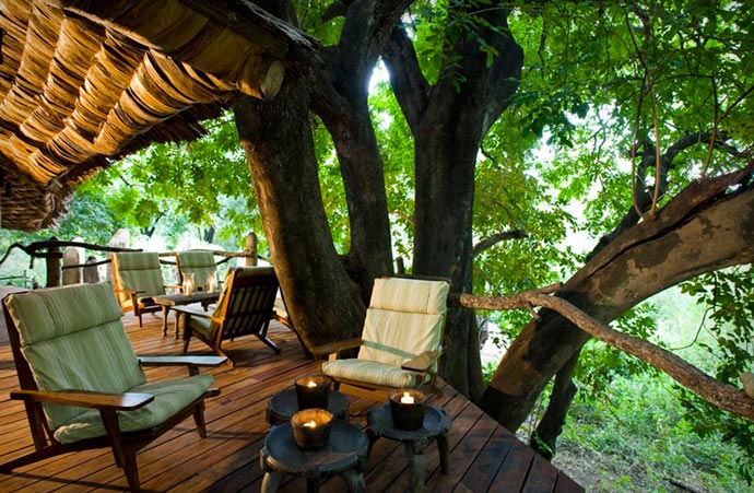 Terrace at Lake Manyara Tree Lodge